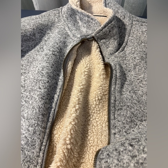 Women's Gray Jacket size Large Fleece-Lined - Picture 3 of 10